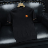 DX601P115长期款短袖羊毛衫针织衫套头半袖打底衫，男装针织衫/毛衣，电商D207