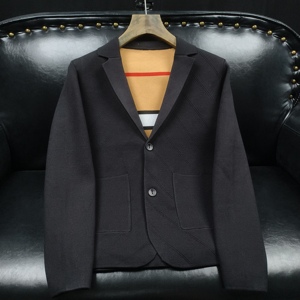 3622 P135 翻领刺绣针织开衫西服式外套秋冬针织毛衣图片