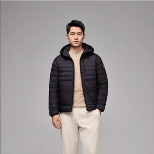 凯慕狮5108冬季2025新款90鸭绒连帽羽绒服男保暖轻薄款外套
