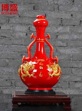 结婚礼品摆件漆线雕工艺开业乔迁