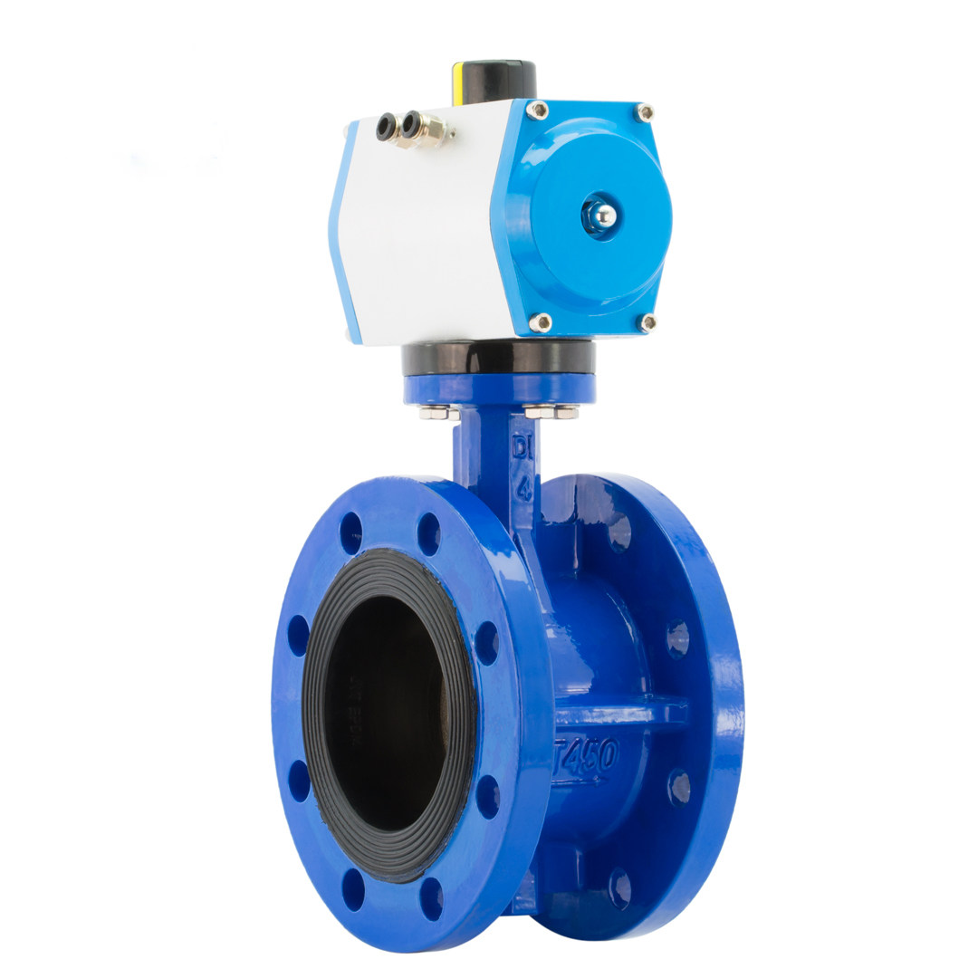 D641X-16气动蝶阀 气动法兰蝶阀DN50 65 80 100 125 150 200 250,五金/工具,蝶阀,淘宝优惠券,粉丝福利购,淘宝优惠卷