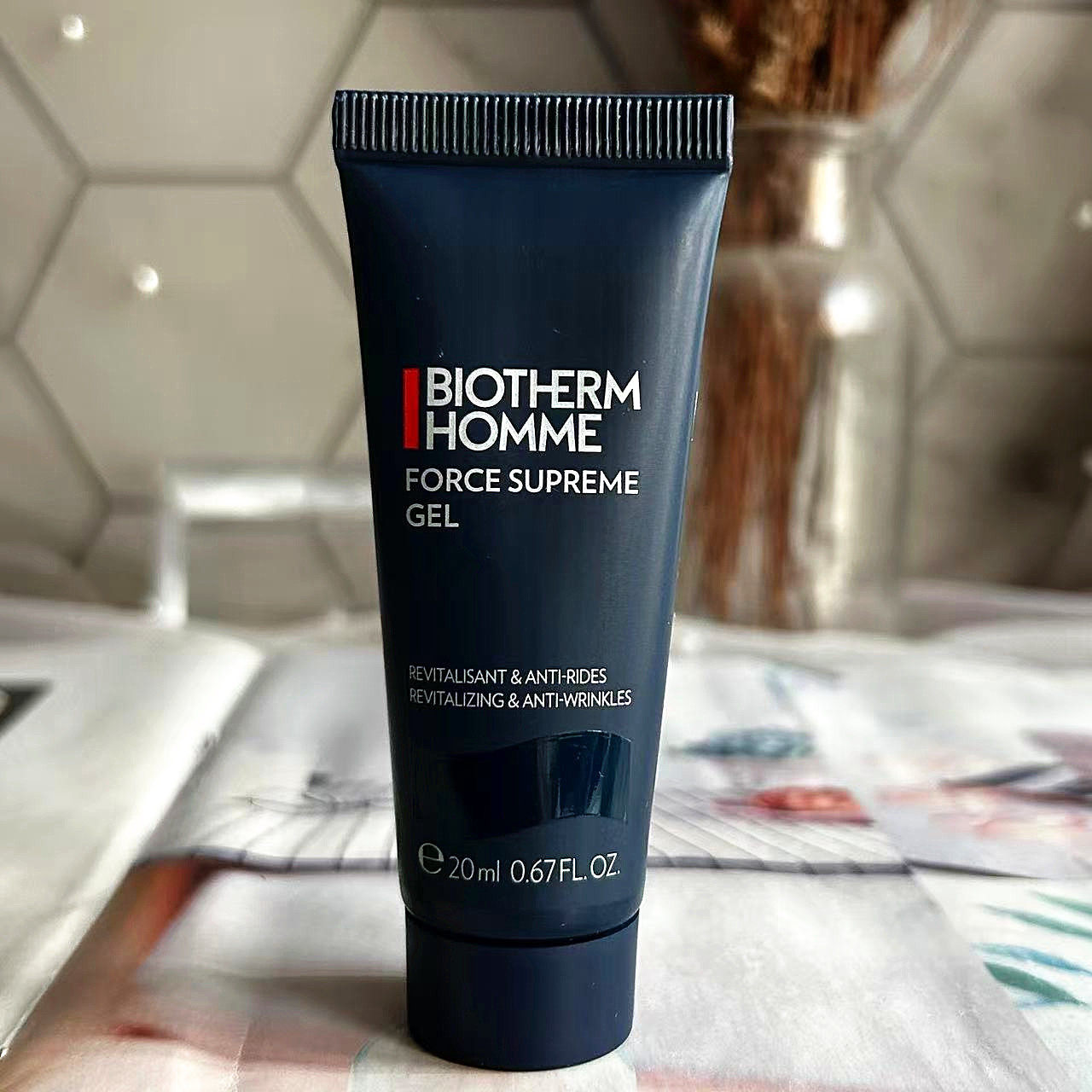 碧欧泉蓝钻紧致乳液男士紧致淡纹抗皱精华乳20ml小样抗皱补水保湿