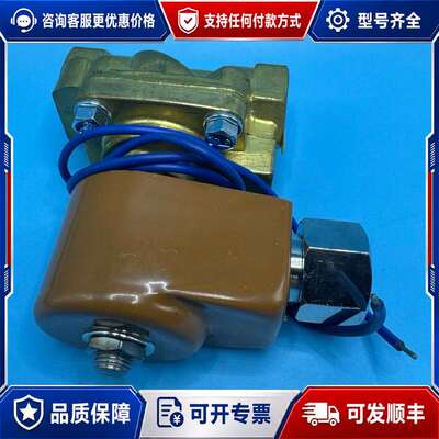 议价黄铜电磁阀，带蓝色线圈，型号E321H13 K4820。可维修