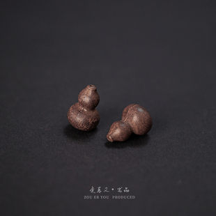 【手捻葫芦】天然纯手工合香牌吊坠项链diy配件