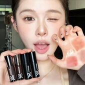 hyntoor黑兔唇釉唇泥镜面水光唇蜜学生裸色日常淡妆肉桂粉棕口红