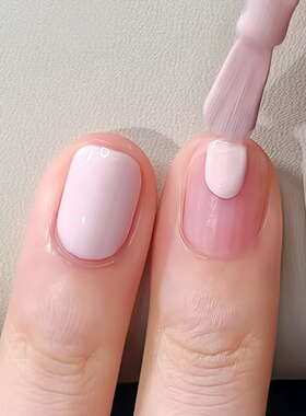 奶油皮粉色美甲！twomoons指甲油女2026新款免烤速干安全无毒可撕