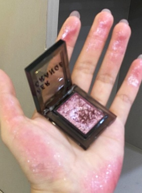 玫瑰银河！碎钻烟熏妆单色眼影超闪亮片粉紫色爆闪亮晶晶网红爆款