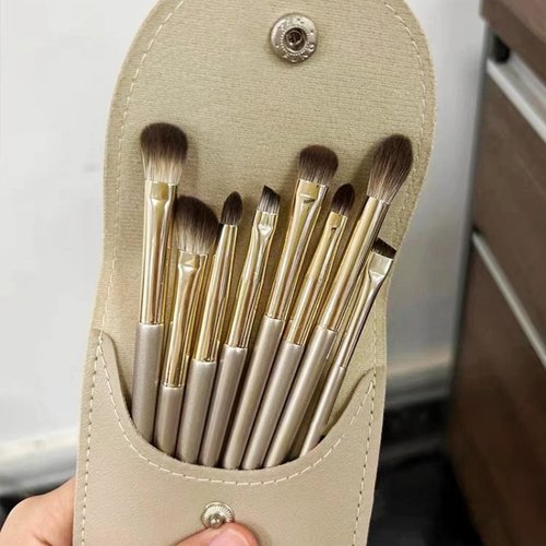 眼部化妆刷全套装送收纳包！刀锋眉刷镰刀眼线眼影刷沧州旅行便携