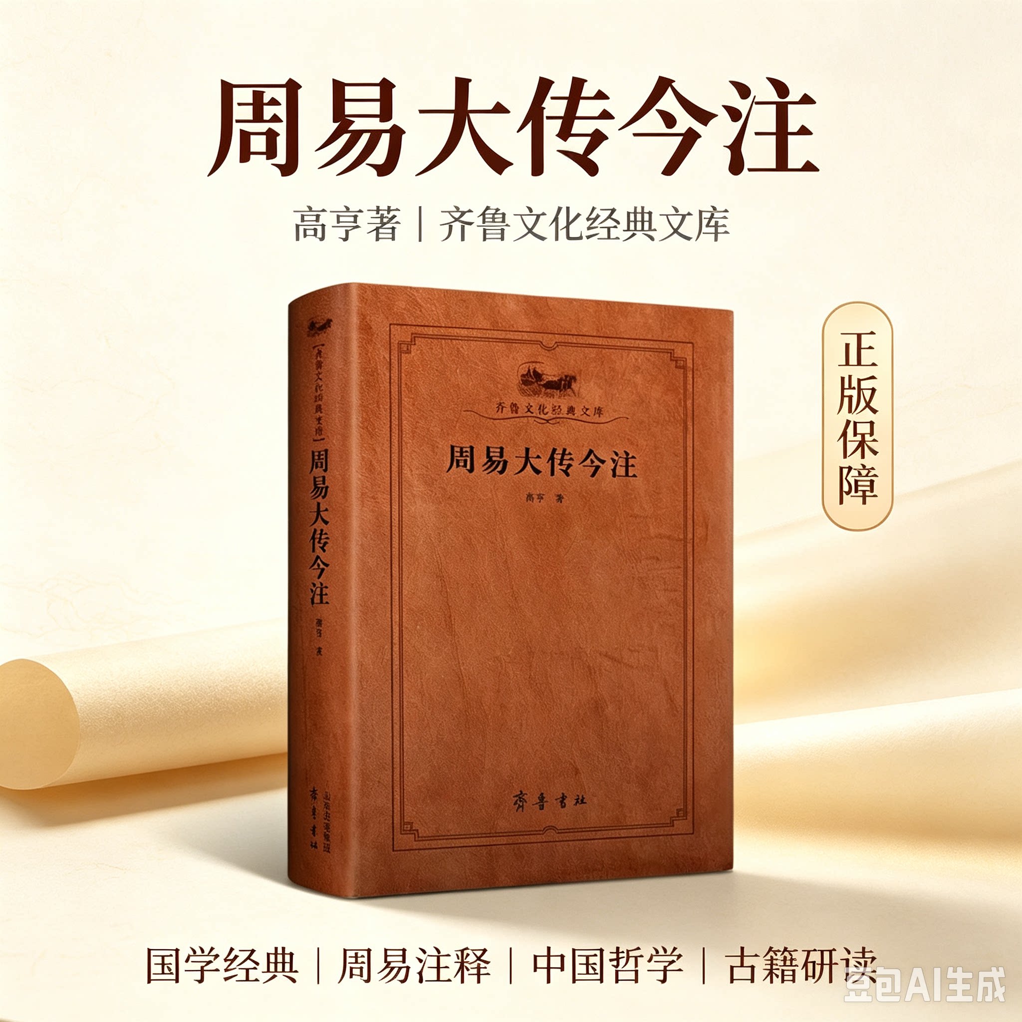 周易大传今注 高亨著作周易注释评论注释中国古典文史学哲学理论历史知识读物参考教材著作阅读齐鲁文化经典文库齐鲁书社正版书籍