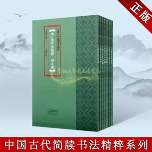 中国古代简牍书法精粹汉简全套7册简牍书法大观敦煌马圈湾汉简武威沅陵虎溪山长沙走马楼汉简连云港尹湾神鸟传河南美术社书籍