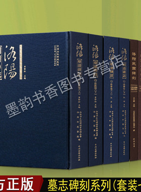 洛阳明清墓志碑刻(全集7册)洛宁卷/市区卷/常氏墓园名碑专辑/洛阳民国碑刻碑文墓志图录释文碑刻鉴赏文物考古中州古籍出版社书