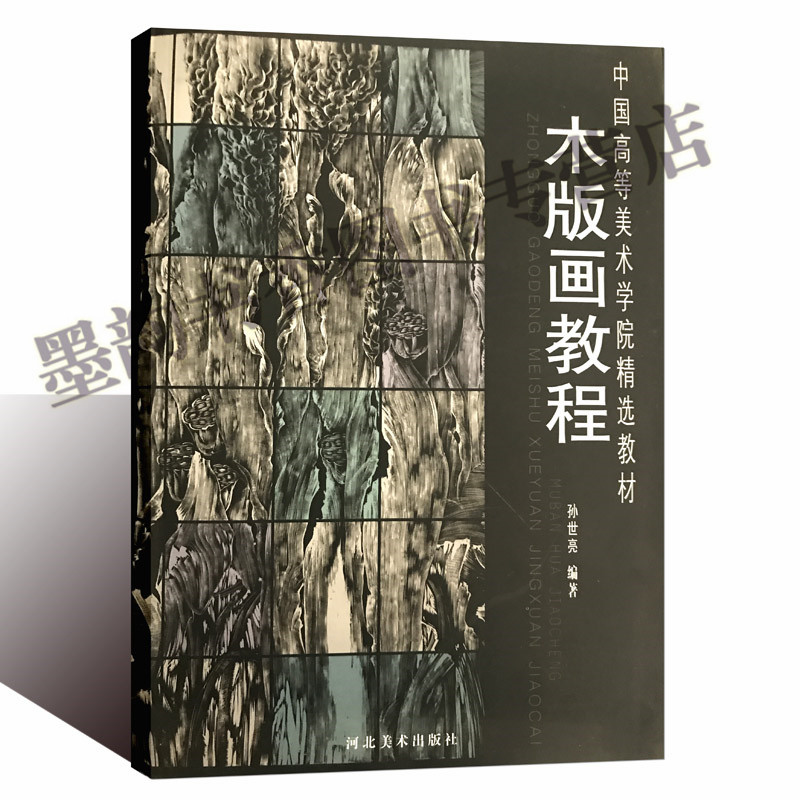 木版画教程 中国高等美术学院精选教材 孙世亮编著 木版画入门基础理论制作工艺方法教程  河北美术出版社正版书籍
