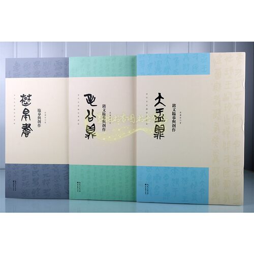名家临经典碑帖全套3册大盂鼎铭文毛公鼎铭文楚帛书临摹与创作书法高清大字临写集字帖联句江苏凤凰社