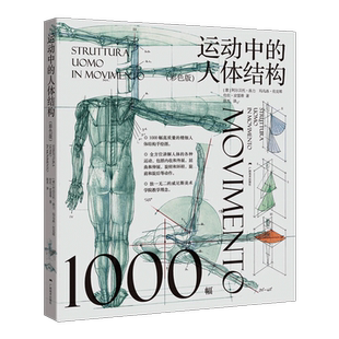 正版 艺用人体解剖学人体画素描技法图谱 运动中的人体结构(彩色版)(意)阿尔贝托洛力等著1000多幅彩色图 广西美术出版社