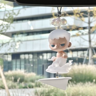 正版泡泡玛特车挂kubo车载挂件汽车后视镜挂饰男生高级小众礼物