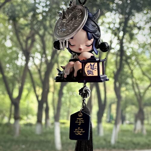 泡泡玛特国风车载平安挂件