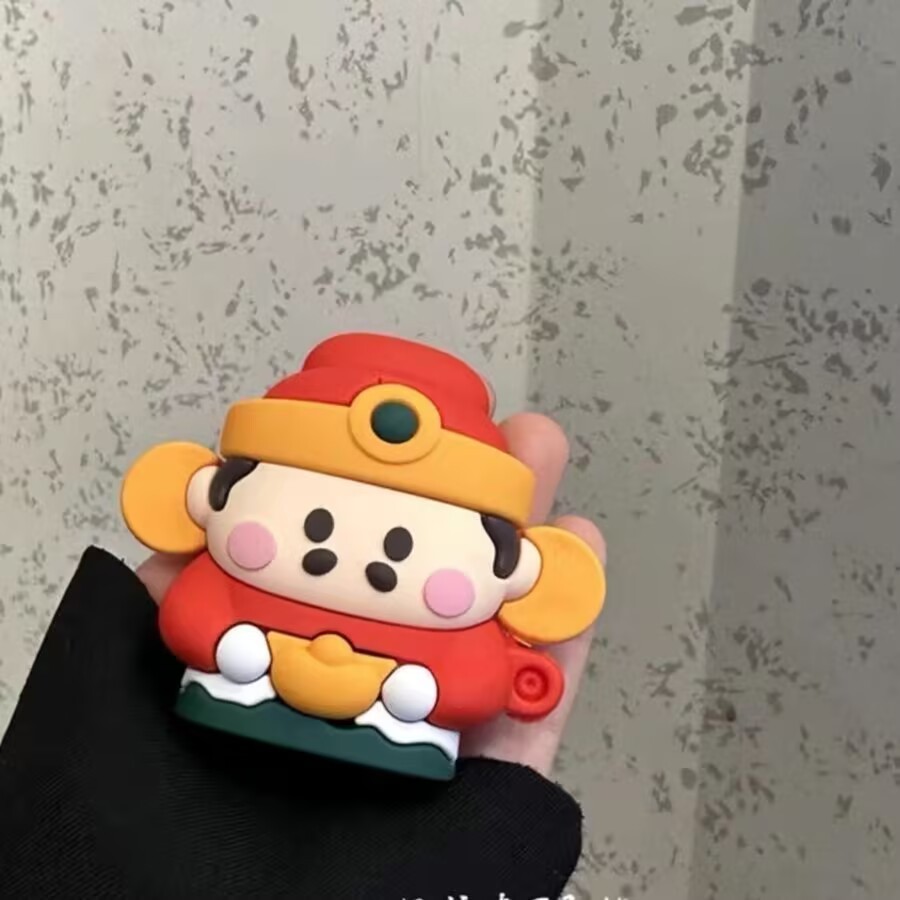 华强北七代/Air7代适用airpods4代保护套财神Airpods pro3新款苹果华强北七代软壳pro2六代pro3/1/2/3/4
