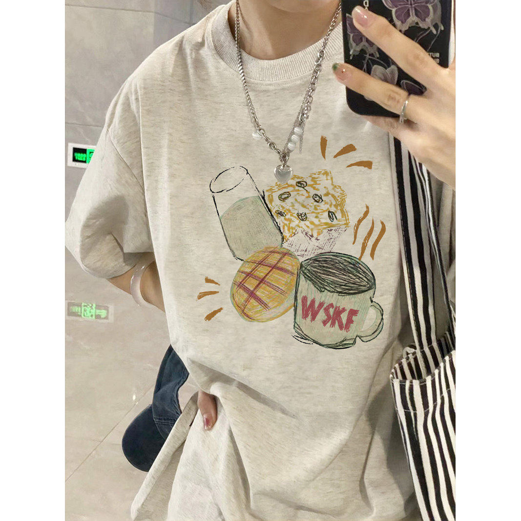 奥特莱斯~品牌专柜折扣短袖t恤春夏新款男女百搭潮流印花半袖上衣,男装,大码上装,淘宝优惠券,粉丝福利购,淘宝优惠卷