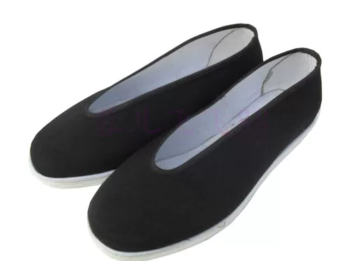 Бесплатная доставка мужская одиночная обувь тысячи слоев черной тканевой обуви старые пекинские мужчины и женщины