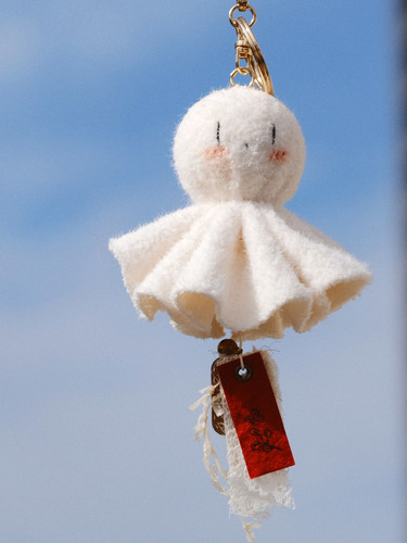 晴天可爱系毛绒包diy成品钥匙扣