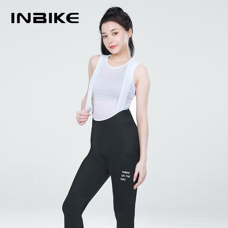 兰帕达INBIKE骑行背带长裤女春夏