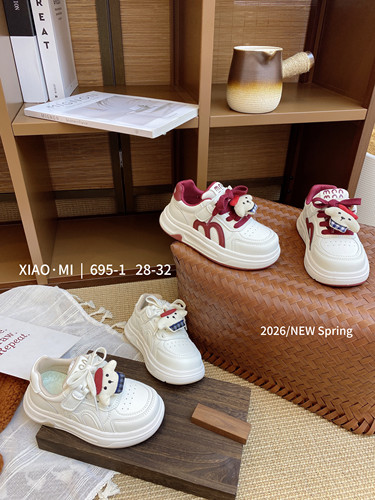 【小米巧恩】2026春季新款儿童男女宝板鞋卡通造型可爱百搭