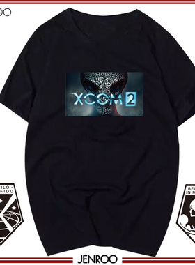 XCOM2幽浮2纯棉T恤衫男女游戏周边半截袖体恤夏装圆领宽松短袖潮