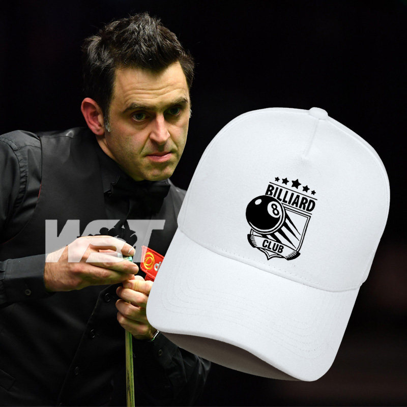 奥沙利文斯诺克台球迷桌球snooker棒球帽男女团体活动定制遮阳帽