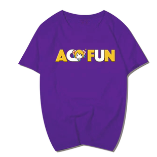 A站A娘acfun视频动漫视频周边短袖男女纯棉T恤衫学生定制上衣服潮