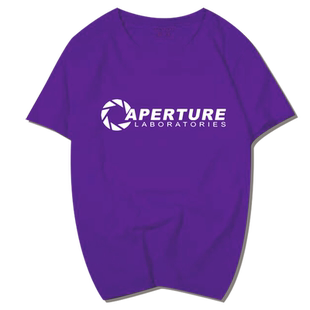 Aperture实验室传送门2光圈科技valve PS3纯棉短袖T恤定制半袖夏