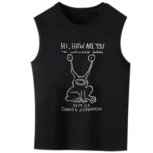 Nirvana涅槃乐队科特柯本Kurt Cobain欧美摇滚嘻哈纯棉无袖t恤潮