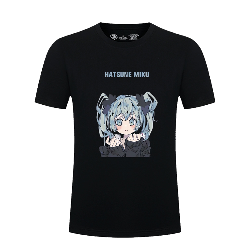 初音未来miku宽松短袖T恤衫