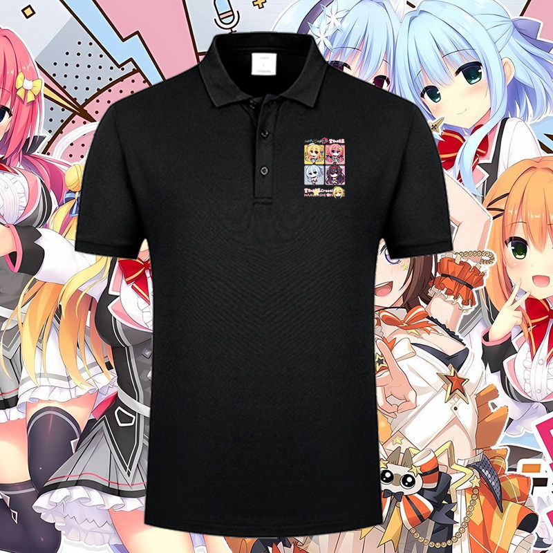 常轨脱离Creative游戏周边POLO衫和泉妃爱常盘华乃cos纯棉痛衣服