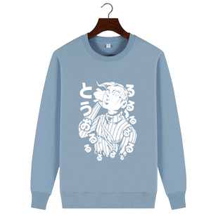 jojo的奇妙冒险绯红之王迪亚波罗周边卫衣男女无帽衫秋冬圆领上衣
