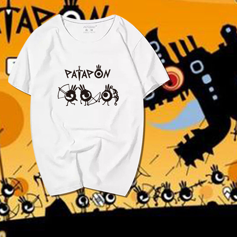 啪嗒砰ps4单机游戏周边衣服骑兵弓箭手音乐节拍模拟短袖t恤衫潮流