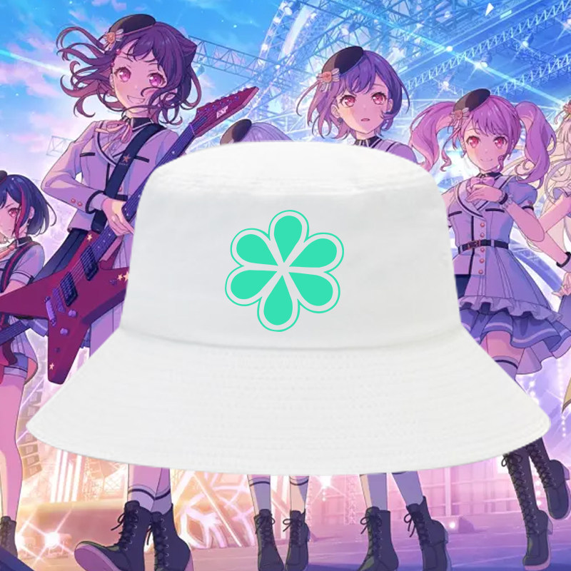BangDream邦邦多利全队伍标志动漫乐队印花渔夫帽男女出游遮阳帽