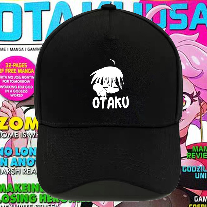 日系OTAKU御宅族棒球帽二次元帽子男女学生时尚潮流百搭遮阳帽子
