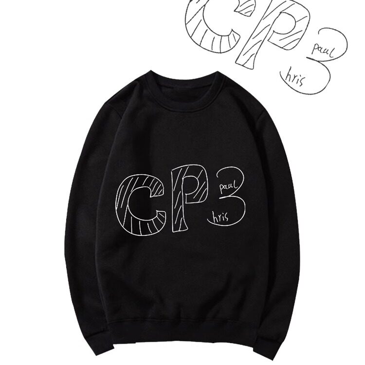 克里斯保罗CP3印花圆领卫衣