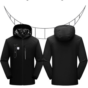 暗杀教室动漫周边老师印象同款cos印花连帽冲锋衣服男女保暖夹克