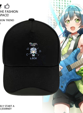 bang dream RAISE A SUILEN朝日六花和奏瑞依周边印花遮阳棒球帽