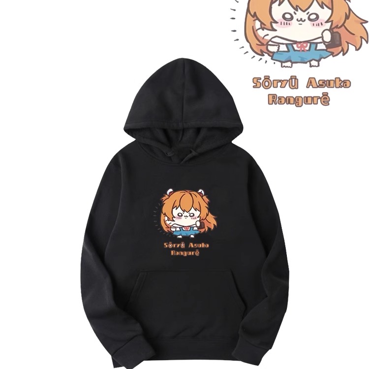 chiikawa联动EVA印花连帽卫衣