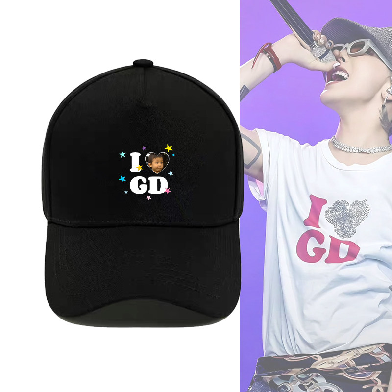 GD权志龙痛衣周边鸭舌帽男女演唱会纯棉棒球帽夏季应援上定制遮阳