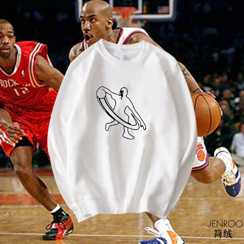 美国印花圆领卫衣定制