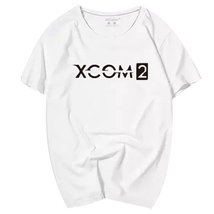 XCOM2幽浮2纯棉T恤衫男女游戏周边半截袖体恤夏装圆领宽松短袖潮