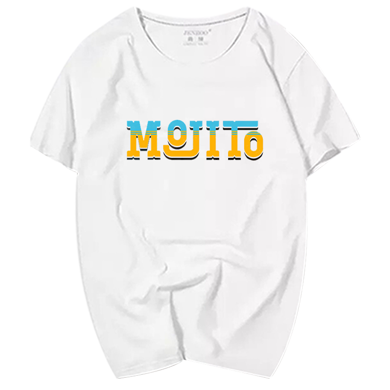 简绒mojito周杰伦同款周董新歌音乐周边短袖T桖纯棉宽松时尚半袖