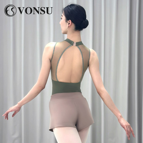 vonsu梵舒芭蕾舞练功服成人体服