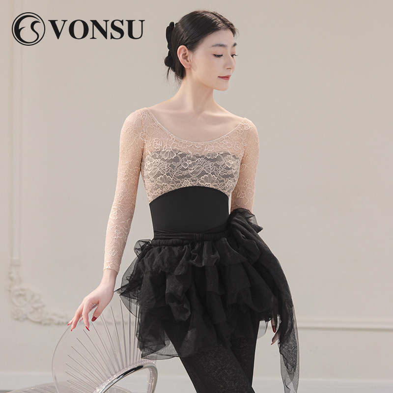 vonsu梵舒芭蕾舞体操服舞蹈练功服形体连体服女生新款现货62502