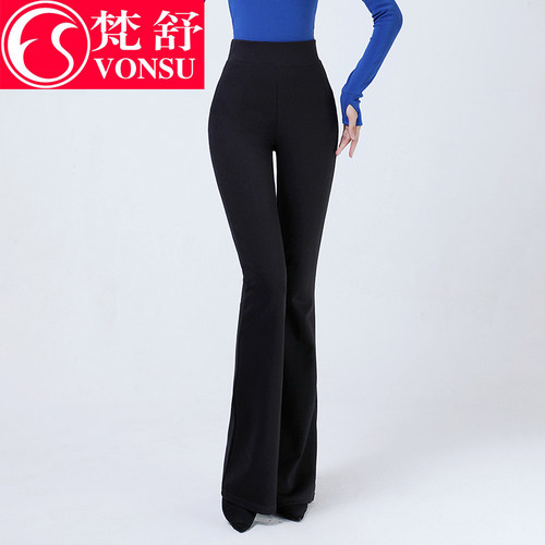 秋冬新款舞蹈走秀高端加厚裤子
