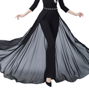 梵舒形体礼仪服腰封腰巾腰带训练服舞蹈服走秀腰纱女星辰步态飘纱