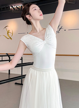 vonsu梵舒芭蕾舞练功服新款成人形体服体操服女连体服现货66112